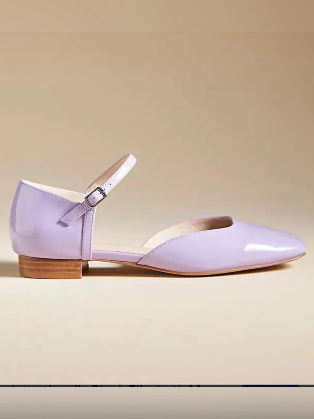 INTENTIONALLY BLANK Lavender Patent Mary Jane Flats